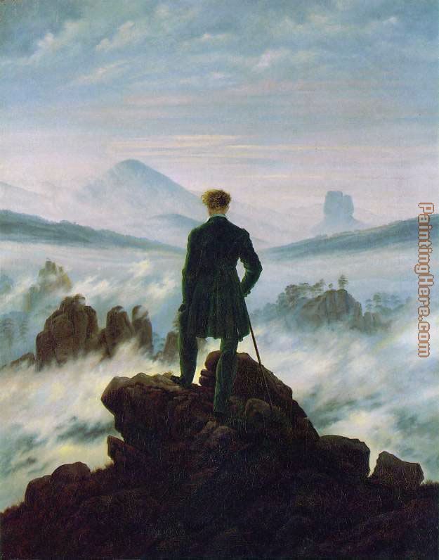 Caspar David Friedrich Wanderer above the Sea of Fog